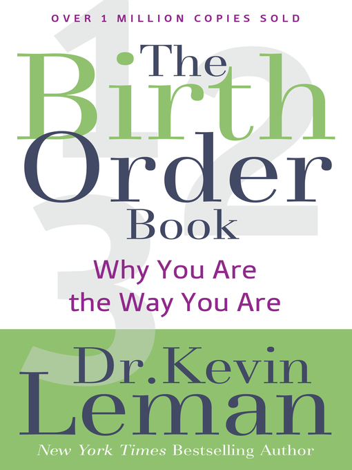 Title details for The Birth Order Book by Dr. Kevin Leman - Wait list